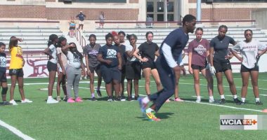 NFL player from Danville hosts girls football camp