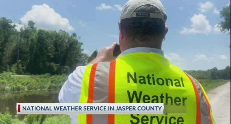 National Weather Service surveys Jasper Co. storm damage