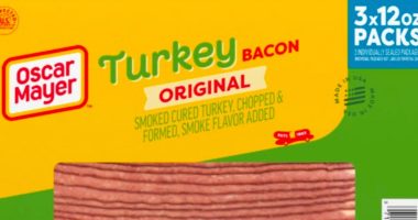 Nearly 368,000 pounds of Oscar Mayer turkey bacon recalled over possible listeria contamination