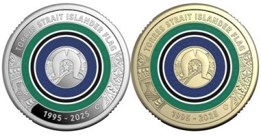 Aï»¿ new $2 coin has been released to celebrate the 30-year anniversary of the Torres Strait Islander flag being officially recognised as one of Australia's national flags. The Royal Australian Mint ï»¿released the coin today, which features the Torres Strait Islander flag, however it will not enter circulation.