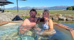 Noel Edmonds and his wife Liz are preparing to wed for a fifth time as he proposed in a hot tub at their home in New Zealand