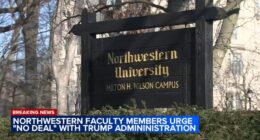 Northwestern funding freeze: Northwestern University faculty members urge 'no deal' with Donald Trump administration