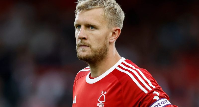 Nottingham Forest captain Joe Worrall set to compete loan transfer to Turkey