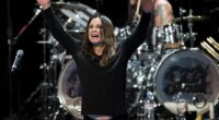 Ozzy Osbourne performing on stage.
