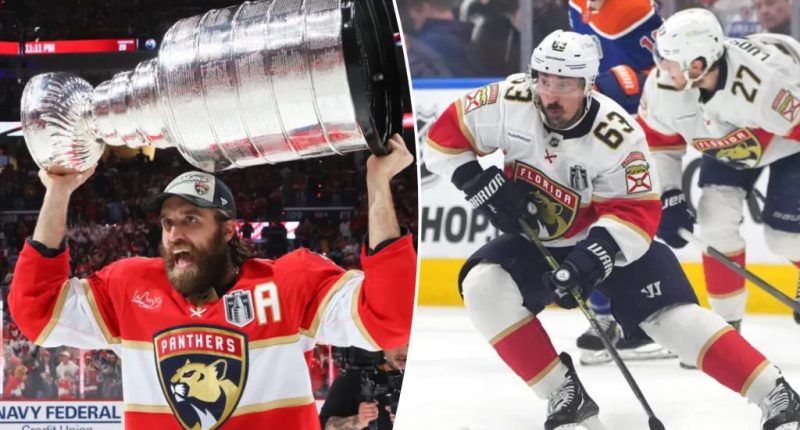 Panthers manage to re-sign Brad Marchand, Aaron Ekblad after Stanley Cup triumph
