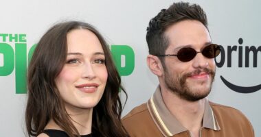 Pete Davidson and Elsie Hewitt seen for first time since baby news