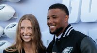Philadelphia Eagles stars finally collect their Super Bowl rings at glitzy event with their WAGs