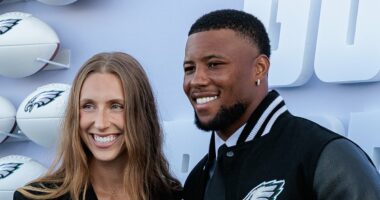 Philadelphia Eagles stars finally collect their Super Bowl rings at glitzy event with their WAGs
