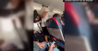 Plane makes emergency landing in Iowa after Mario Nikprelaj tries to open door during SkyWest flight from Omaha to Detroit: police