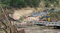 Police say 'sightseers' hindering Texas recovery efforts as teams search for victims in debris