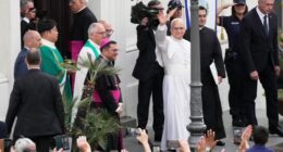Pope Leo XIV celebrates Mass in parish church with special ties to his Augustinian order