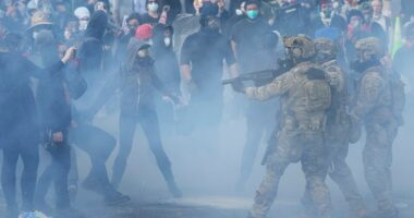 Portland Quaker charged with assaulting federal officer in anti-ICE riot