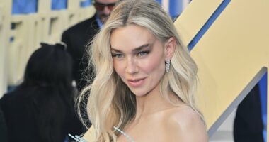 Pregnant Vanessa Kirby and Julia Garner look dazzling in all-blue