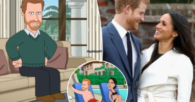 Prince Harry, Meghan Markle mocked for second time in 'Family Guy' episode