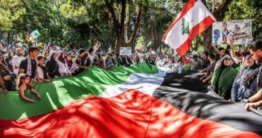 Palestine Action Group Sydney march from Hyde Park North (near the Archibald Fountain) to Belmore Park.  29th October 2023 Photo: Steven Siewert