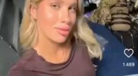 Close-up of Maria Shalaeva.