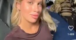 Close-up of Maria Shalaeva.