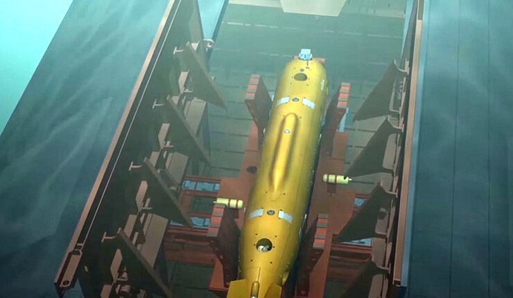 Illustration of the Poseidon underwater drone.