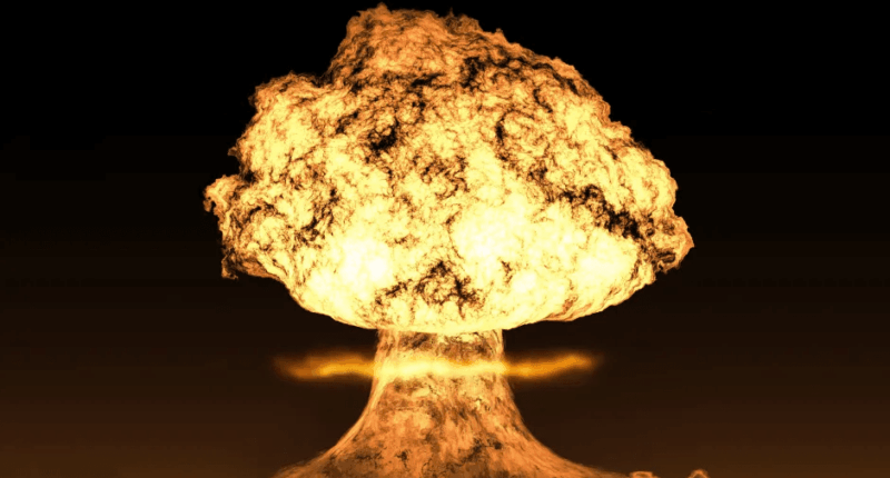 Nuclear explosion.