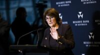 Reserve Bank of Australia governor Michele Bullock during a press conference