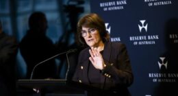 Reserve Bank of Australia governor Michele Bullock during a press conference