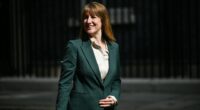 Rachel Reeves, British Chancellor of the Exchequer, walking in London.