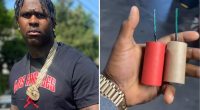 Rapper 4xtra loses '2 fingers' in gruesome fireworks mishap after joking about 'blowing' somebody up