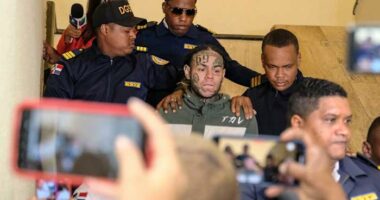 Rapper Tekashi 6ix9ine pleads guilty to a drug possession charge