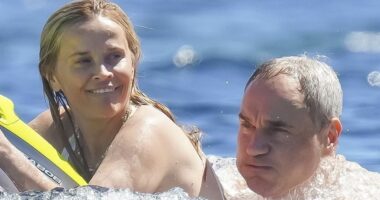 Reese Witherspoon seen in VERY saucy snaps with financier beau