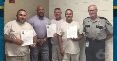 Richmond Co. Sheriff praises inmates for "doing the right thing"