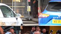 Ring of steel around Canary Wharf hotel being used to house migrants