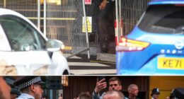 Ring of steel around Canary Wharf hotel being used to house migrants
