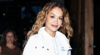 Rita Ora puts on a stylish display in Ralph Lauren white skater skirt