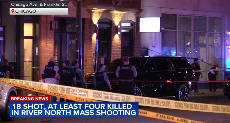 River North, Chicago mass shooting victims outside Artis nightclub last night include hairstylist, health care worker
