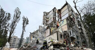 Russia claims capture of key Ukrainian stronghold and hits Kyiv with deadly drone attack