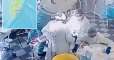 Russian doctors perform surgery during Kamchatka Peninsula earthquake
