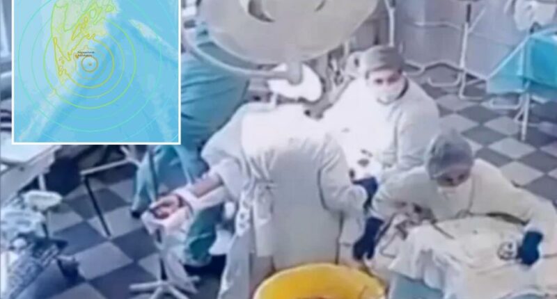 Russian doctors perform surgery during Kamchatka Peninsula earthquake