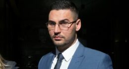 Salim Mehajer, outside Downing Centre Local Court, during a break in his sentencing hearing in Sydney. 22nd June 2018 Photo: Janie Barrett