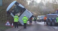 Three medical helicopters and 20 ambulances were sent to the scene and 21 people were taken to hospital.