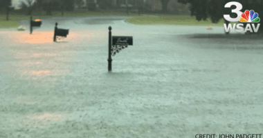 Several roads flooded, power outages across Coastal Empire, Lowcountry