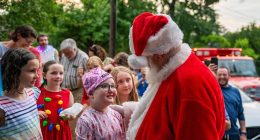 Small town creates 'last' Christmas for girl, 9, with terminal cancer