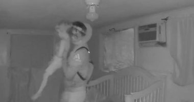 The disturbing moment four-year-old Cash was allegedly abducted by Brown