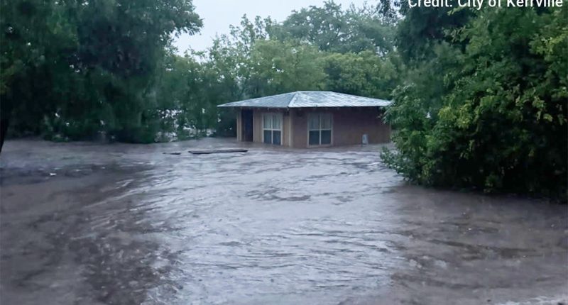 Texas river flood leaves at least 13 dead and 20 children missing; camp evacuated by helicopter