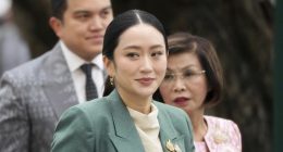 Thailand's Prime Minister Paetongtarn Shinawatra arrives at Government House for a cabinet meeting in Bangkok, Thailand.