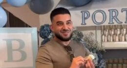 The Block's Adrian Portelli's lavish baby shower for pregnant partner