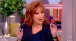 Joy Behar on The View sharing a childhood story.