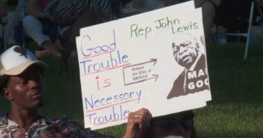 Thousands honor John Lewis in 'Good Trouble Lives On'