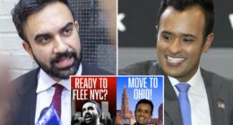 Times Square ad takes aim at 'radical socialist' Mamdani, urges NYers to flee to Ohio