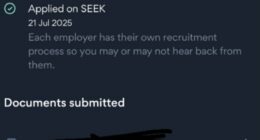 An Aussie with a TAFE IT Advanced Diploma shared the horror of seeing more than 900 people applying for just one entry level role on the job website SEEK
