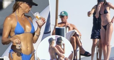 Tom Brady parties with Dakota Johnson, Kate Hudson on yacht